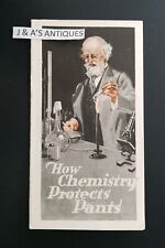 Antique THE INVINCIBLE ACID APRON Brochure ~ Chemistry ~ New York City  picture