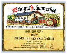 1970's-80's Weingut Rheinhessen German Wine Label Original S13E picture