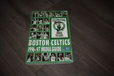 1996 1997 Boston Celtics media guide NBA basketball picture