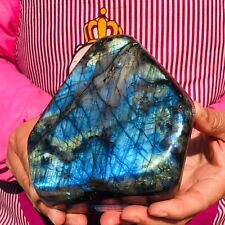3.67LB  Natural Gorgeous Labradorite QuartzCrystal Stone Specimen Healing picture
