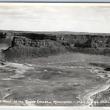 c1950s Washington Scabland RPPC Dry Falls Grand Coulee Columbia River Leo's A199 picture