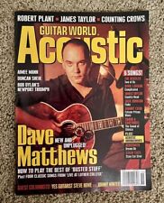 Back Issue GUITAR WORLD ACOUSTIC Magazine DAVE MATTHEWS No. 55, 2002 picture