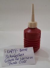 Thumb Oiler Schmierfett Grease For lubricant Red White Plastic Vintage Old Empty picture
