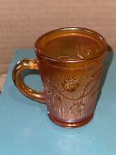 Small Late Terry Crider iridescent carnival small drinking glass Cup signed #2 picture