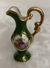 Vintage Goudeville Limoges Miniature Jug Courting Couple Art Love Fragonard Vase picture
