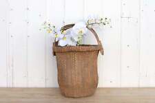 Antique Reed & Bamboo Rustic Basket picture