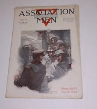 March 1918 ASSOCIATION MEN YMCA MAGAZINE WORLD WAR I SOLDIERS COVER STORY picture