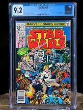 STAR WARS #2 CGC 9.2 Marvel Comics July 1977 1st Appearance Obi Wan Kenobi  picture