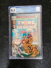 Marvel Two-In-One #28, 6.5 CGC FN+, 35 Cent Price Variant; Namor and the Thing picture