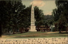 Monument Square Concord Massachusetts ~ 1906 Rotograph UDB ~ Civil War memorial picture
