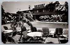 Hotel Bahia Ensenada Baja California Mexico Vintage RPPC Postcard c1957 picture