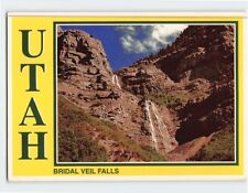 Postcard Bridal Veil Falls Provo Canyon Utah USA picture