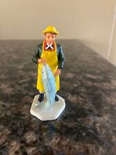 LEMAX Village Collection Fisherman Poly Resin Figure 2001 #12488AM picture