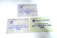 1976 Lot of 3 NASA Tour Cards John F. Kennedy Space Center Florida picture