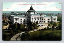 DB Postcard Washington DC US Congressional Library Made in Germany picture