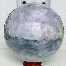 2000G Natural Fluorite ball Colorful Quartz Crystal Gemstone Healing picture