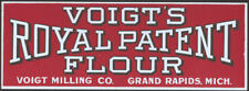 Vintage Voigt's Royal Patent Flour 