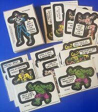 1976 TOPPS MARVEL SUPER HEROES STICKERS • COMPLETE MASTER SET OF DOUBLE ASTERISK picture