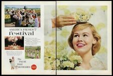 1959 Coke Coca-Cola beauty pageant queen girl photo vintage print ad picture