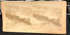 AUTHENTIC ANTIQUE 1800s STEREOVIEW CARD Grand Canyon RAILROAD KILBURN RIO GRANDE picture