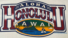 Vintage Honolulu Hawaii Aloha Raised Image 1995 Fortune Designs Collection Large picture
