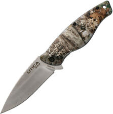 Utica Mountain Timber IV Linerlock Camo Folding 8Cr13MoV Pocket Knife 91RT1012CP picture