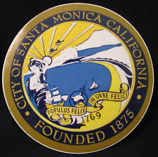 SANTA MONICA CALIFORNIA City Seal Sticker picture