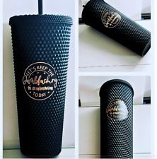 24oz Studded Tumbler - Dumbfuckery  Iced Coffee Tumbler & Smoothie Cup picture
