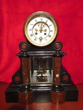 Antique Late 1800's French Marble Mantel Clock picture