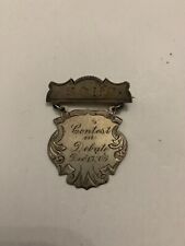 1905 S.C.H.S. Iowa Contest For Debate Medal Badge picture