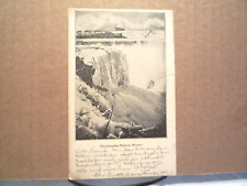 1902 Private Mailing Card New York Postcard, Niagara Falls Canadian in Winter picture