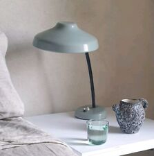 Vintage French Painted Metal Desk Lamp 1950's picture