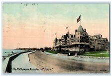 1912 Mathewson Exterior Building Narragansett Pier Rhode Island Vintage Postcard picture