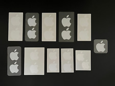 Apple Logo Genuine OEM Stickers Decals IOS iPhone IPad Macbook Sticker Lot of 21 picture