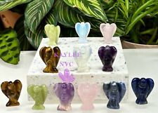 Wholesale Lot 12 PCs 1” Mix Crystal Angel Healing Energy picture
