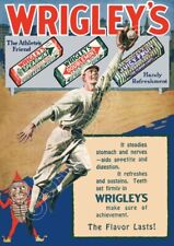1920's Wrigley's Store Counter Standup Sign Baseball Gum picture