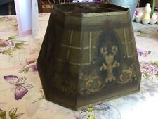 Antique Rembrandt Painted Mesh Lampshade~Art Deco or Nouveau~ Early 1900's picture