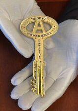 Folger Adam Jail Key - THANK YOU FOR YOUR SERVICE -Ruby Edition (with Gift Box)  picture