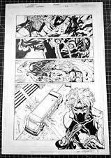 Signed, Published Aaron Lopresti Wonder Woman #32, Pg 6 Inked By Ryan Genocide picture