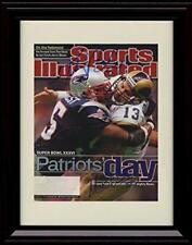 16x20 Framed Rodney Harrison & Mike Vrabel - New England Patriots SI Autograph picture