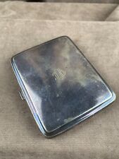 Officer's cigarette case with initials. Wehrmacht 1936-1945 WWII WW2 picture