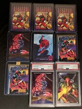 1994 Flair 1995 Metal Fire Deadpool Card Lot 🔥 PSA Gem Mint 10 💎 Card Lot picture
