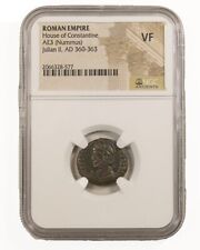 NGC VF Roman AE of Julian II AD 360 -363 NGC CERTIFIED - ISSUED AS AUGUSTUS picture
