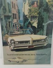 Vintage 1965 Pontiac Grand Prix Advertisement 2 Door V8 picture