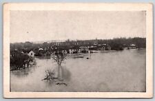 Piqua Ohio~Homes on East Side Under Water~Birdseye Great Flood Mar 26 1913 picture