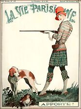 1926 La Vie Parisienne Apporte French France Travel Advertisement Poster Print picture