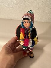Vintage Doll With Handmade International Clothing picture
