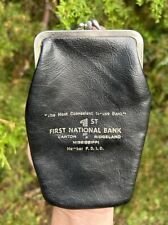 Vintage FIRST NATIONAL BANK - CANTON & RIDGELAND, MISSISSIPPI adv coin purse picture