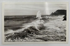 Postcard OR Surf And Heceta Head From Sea Lion Caves Oregon Sawyer RPPC Unused picture