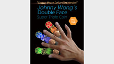 Double Face Super Triple Coin (Copper Peace Dollar Version) by John magic tricks picture